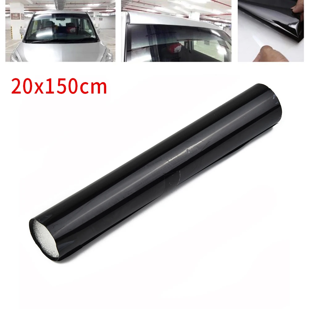 150x20cm Car Windshield Sun Visor Strip Tint Film Front Glass Anti-UV Sun Shade Window Film Decal Car UV Protector Foils Stickes