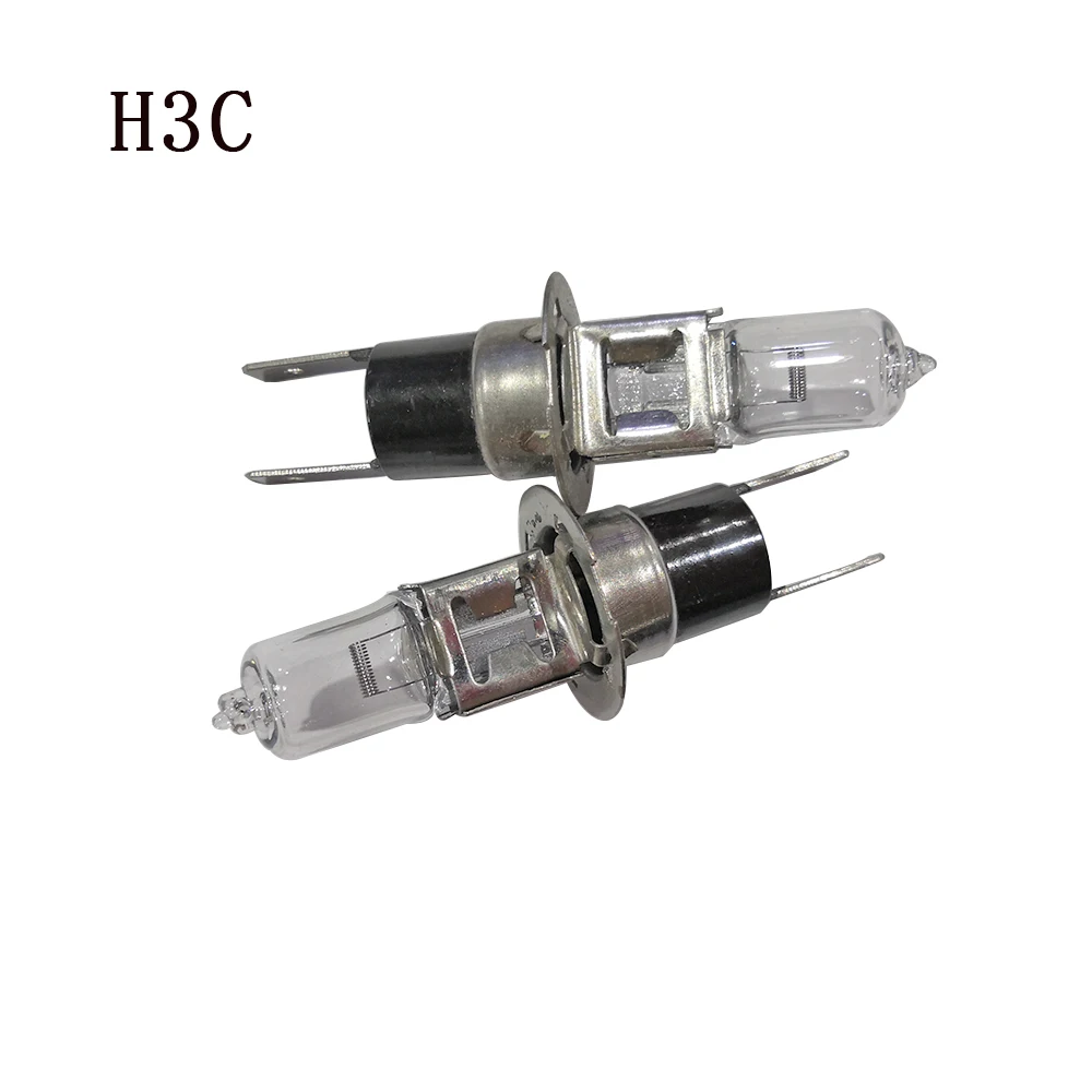 2PCS Car Light Auto halogen lamp bulb Fog Lights H3C 70W 55W 100W 12V 24V Super White Headlights Lamp