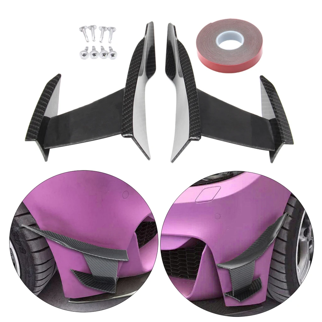 300mm Front Lip Splitter Fins Body kit Spoiler for BMW 3-Series F80 M3 Sedan 4 Series F82 M4 Coupe Convertible 2015-2019