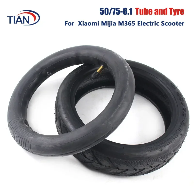 50/75-6.1 for Xiaomi Mijia M365 Pro Mi 1S Pro2 Electric Scooter Inflatable Outer Tyre 8 1/2X2 Tube Tire Replacement Inner Camera