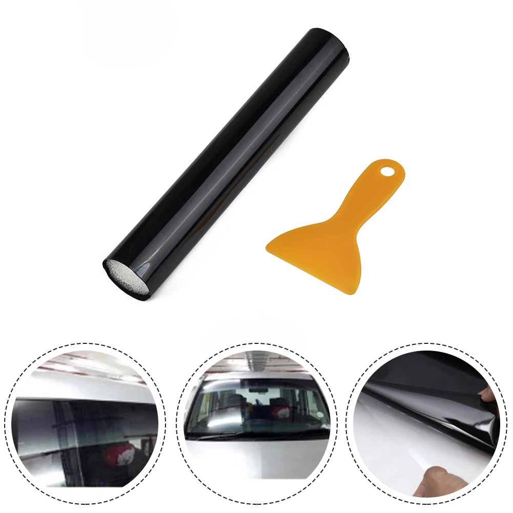 Cars Front Glass Solar Film Sunscreen 20x150cm Anti-UV Protector Auto Universal Windscreen Tint Auto Accessory