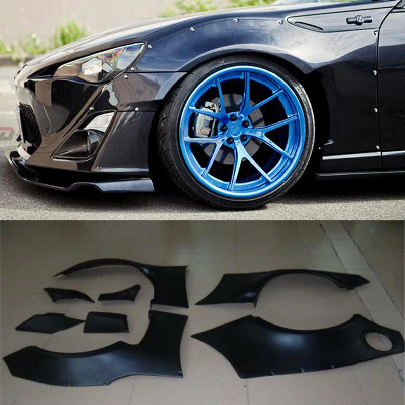 For Car Wide-Body Accessories Toyota 86 GT86 Side Diffuser Lip Splitter Car Appearance Dedicated ABS Body Kit 2012-2017 Year