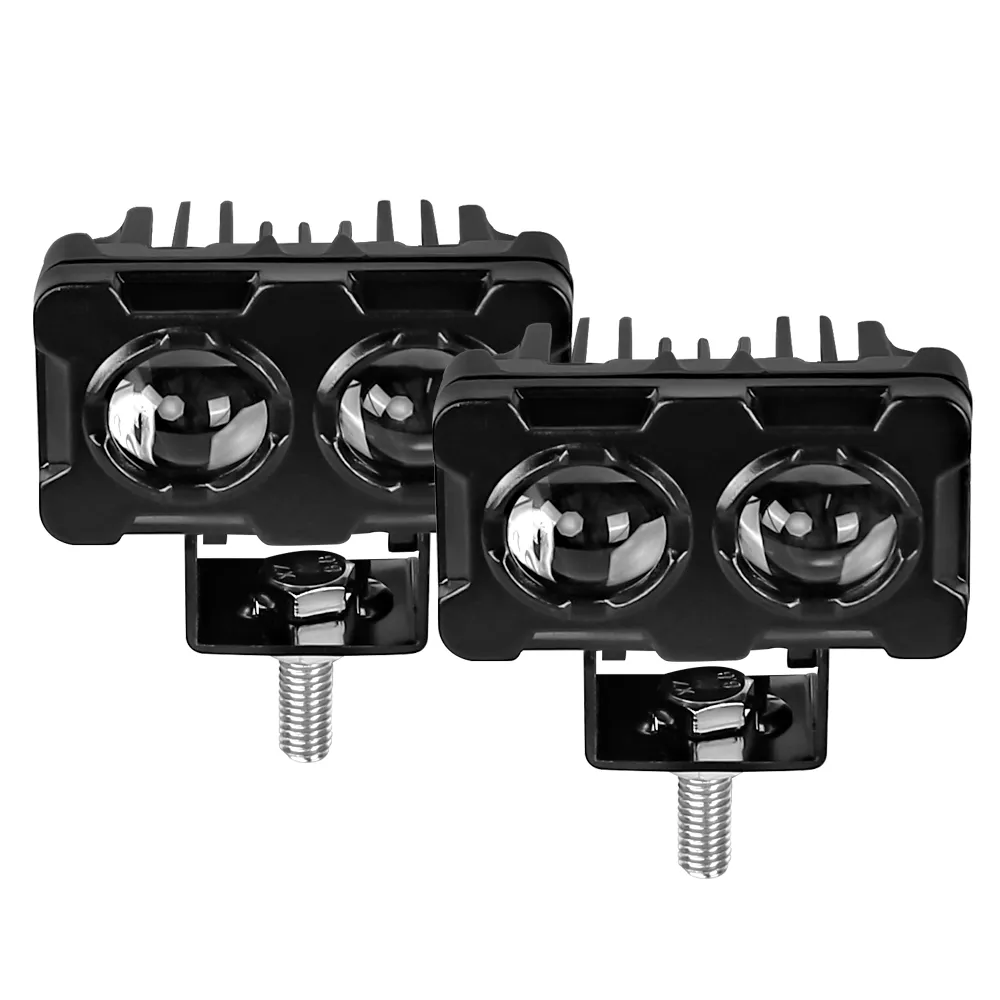 Motorcycle LED Fog Lights ATV Driving Fog light Auxiliary Spotlight Projector Lens Super Bright Electric Motor Fog Lamp
