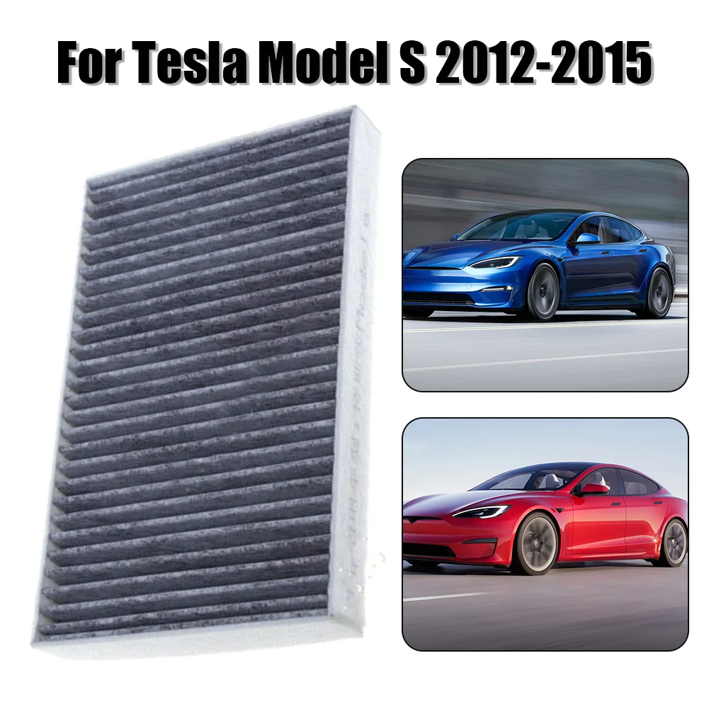 New Carbon Fiber Cabin Air Filter Fit For Tesla Model S 2012-2015 Automotive Air Conditioner Filter Replacement