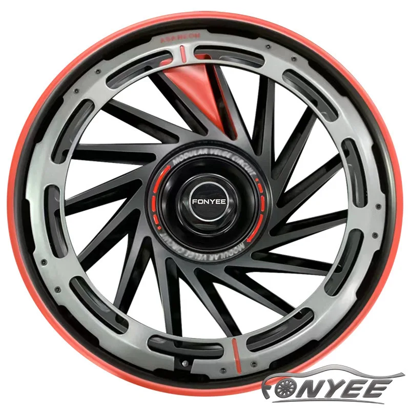 Oem Custom Forged Wheel Rim Two-piece Car Rims Modification For Porsche Land Rover Bmw Tesla Mercedes Benz 18 19 20 21 22 Inch