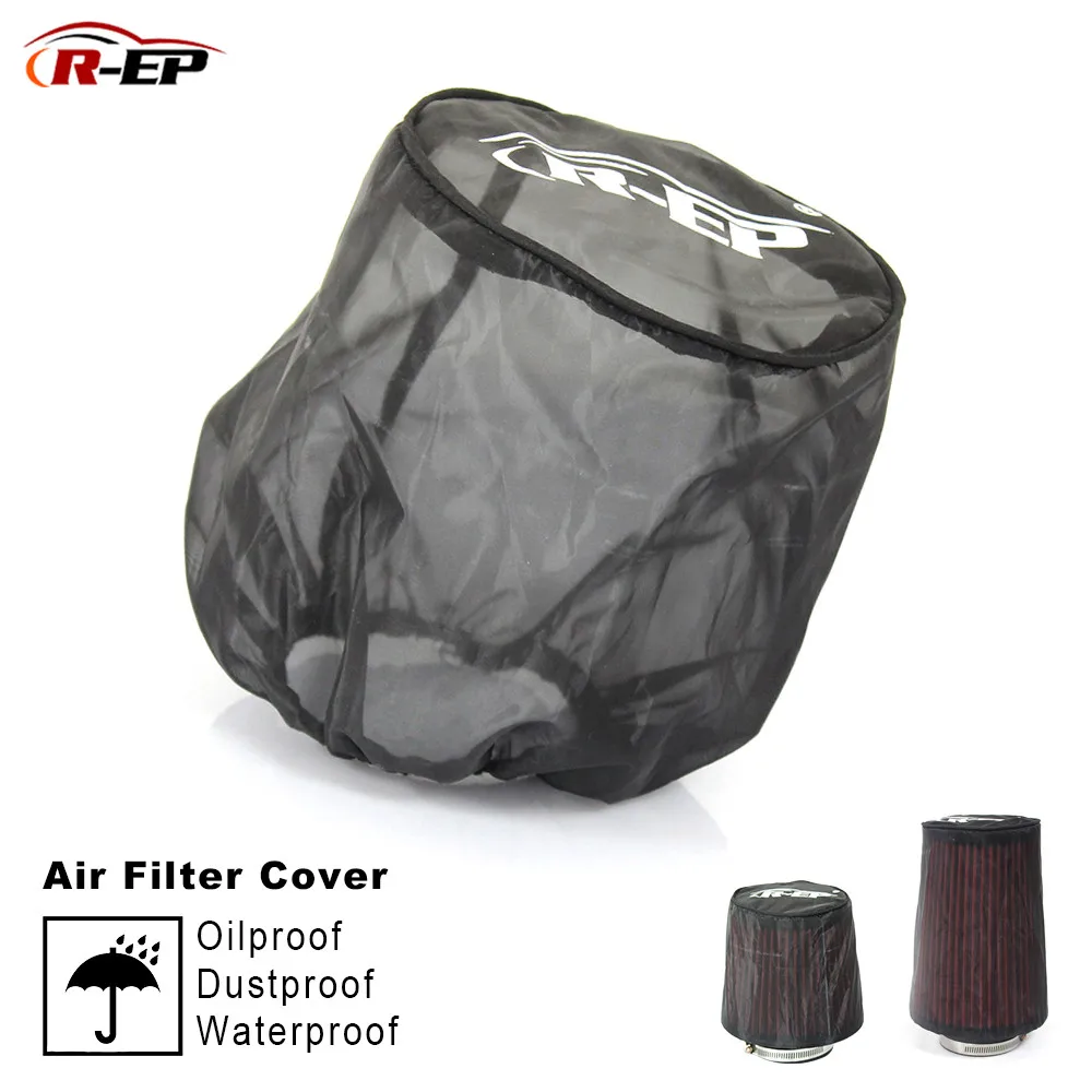 Universal Cone Air Filter Protective Cover Waterproof Oilproof Dustproof for Car High Flow Cold Air Intake Filters