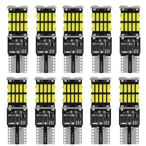 2/10x T10 W5W Canbus Car LED Bulb for BMW Mini Cooper R56 R53 E90 E46 F20 F10 E39 Z4 Interior Dome Trunk Lamp Parking Lights 12V