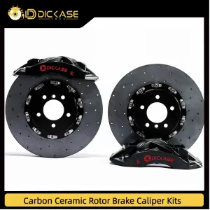Dicase Carbon Ceramic Disc Rotor Black Front Big Brake Caliper Kits with Floating Screw for bmw f10 535x