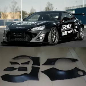 For 8PCS Toyota 86 GT86 Car Wide-Body Accessories Side Splitter Dedicated ABS Plastic Refit Body Kit Spoiler 2012-2017 Year