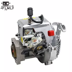 Rc Car Gas Chrome 29CC 4 Bolt Engine for Zenoah CY Engines for 1/5 Hpi Rofun Baha Km Rovan Baja Losi 5ive-T DBXL FG GoPed Redcat